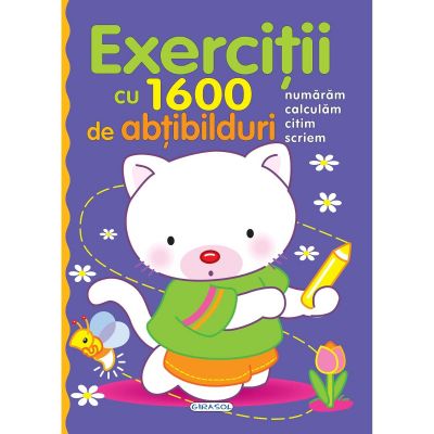 EG0334_001w Editura Girasol, Exercitii cu 1600 de abtibilduri