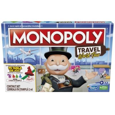 F4007_001w 5010993951932 Joc Monopoly Travel World Tour