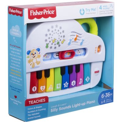 GXR68_001w Jucarie bebelusi Fisher Price, Laugh and Learn, Pian interactiv