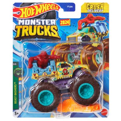 FYJ44_115w 887961705393 Masinuta Hot Wheels Monster Truck, Crush Delivery, HTM25