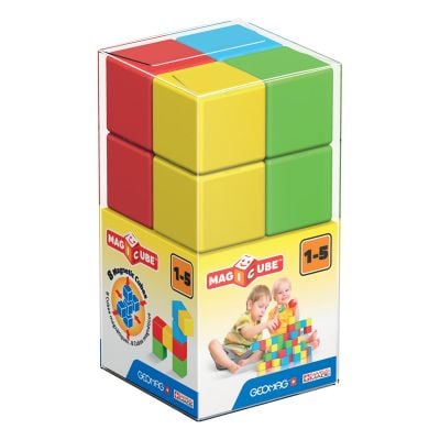 GEOM147_001w Joc de constructie magnetic Magic Cube, 8 piese