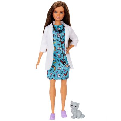 GJL63_001w Papusa Barbie Career, Doctor Veterinar