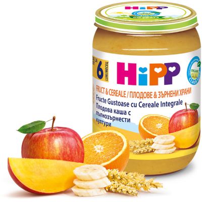 RO4800M_001 9062300432326 Gustare HiPP din fructe si cereale, 190 g