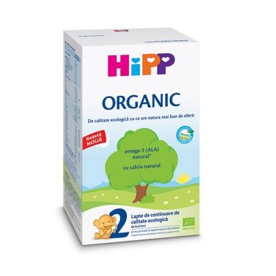 H134299_001w Lapte pref de continuare Organic Hipp 2, 300 g, 6 luni+