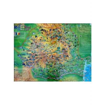 Harta Romaniei pentru copii