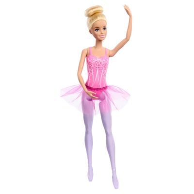 T000HRG34_001w 194735175963 Papusa Barbie balerina cu rochita roz, HRG34