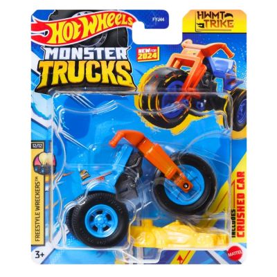 Tricicleta Hot Wheels, Monster Truck, Freestyle Wreckers, HTM37