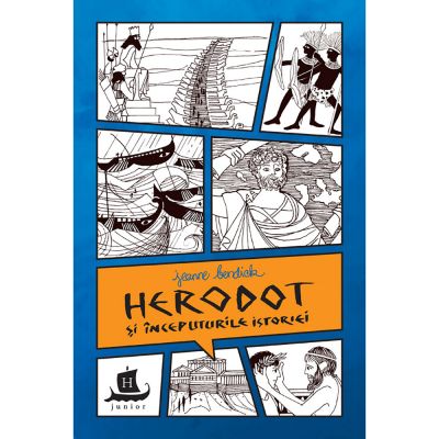 HU002788-1C_001w Carte Editura Humanitas, Herodot si inceputurile istoriei, Jeanne Bendick