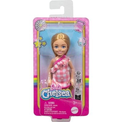 DWJ33_2018_022w 194735234615 Papusa Barbie Chelsea, Checked Dress, HXM95