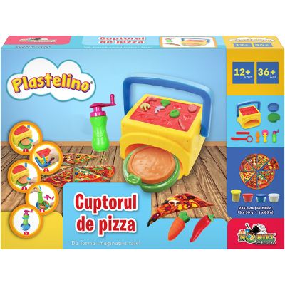 INT3534_001w Set de joaca Plastelino, Cuptorul de pizza