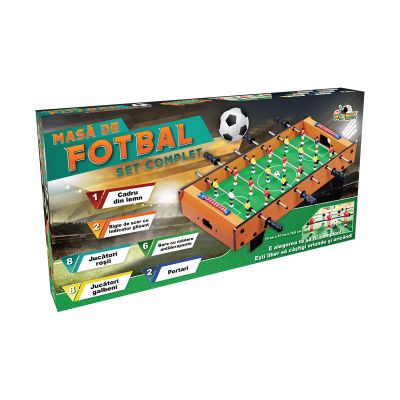 INT6598_001 5949033906598 Masa de fotbal din lemn Noriel Games, 70 cm