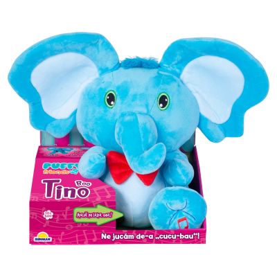 INT7205_001 5949033907205 Jucarie de plus interactiva Puffy Friends - Tino Boo Elefantel