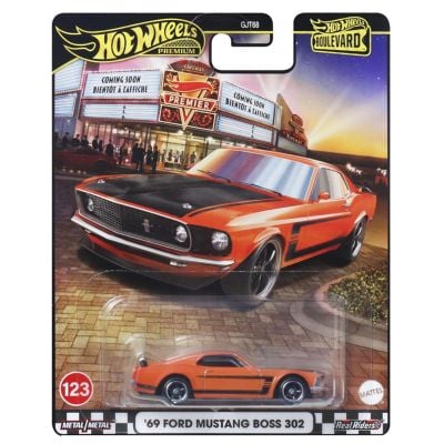 Masinuta din metal, Hot Wheels, Boulevard, 69 Ford Mustang Boss 302, JBL20