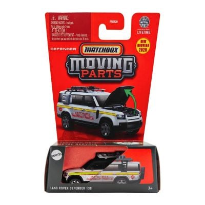 Masinuta Matchbox, Moving Parts, Land Rover Defender 130, JBW63
