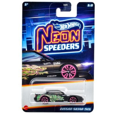 Masinuta metalica, Hot Wheels, Neon Speeders, Nissan Silvia (S13), JBY94