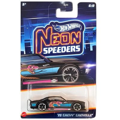 T000HLH72_031w 194735112876 Masinuta metalica, Hot Wheels, Neon Speeders, 70 Chevy Chevelle, JBY97