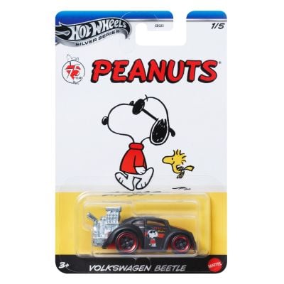 Masina metalica, Hot Wheels, Peanut, Volkswagen Beetle Snoopy, 1:64, JCB81