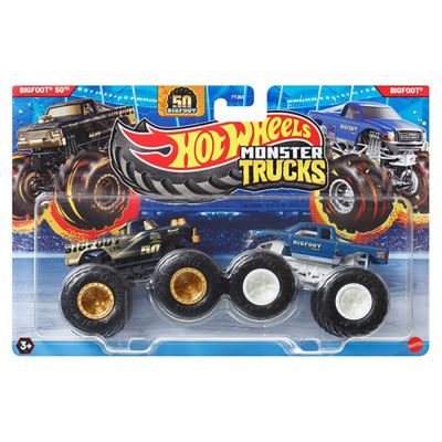 Set 2 masini Monster Truck, Hot Wheels, Big Foot 50 vs Big Foot, JCC69