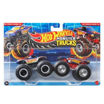 Set 2 masini Monster Truck, Hot Wheels, Racing 1 vs Racing 4, JCC83