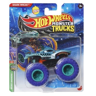 Masinuta Hot Wheels, Monster Truck, Shark Wreak, JCD80