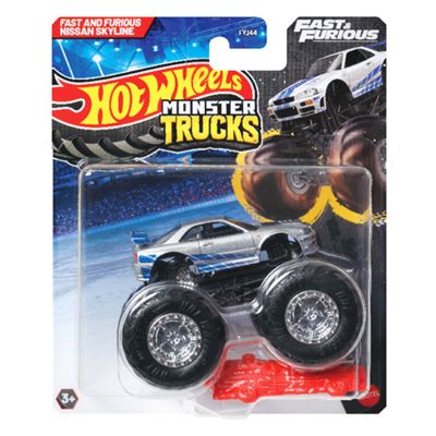 Masinuta Hot Wheels, Monster Truck, Fast & Furious, Nissan Skyline, JDP79