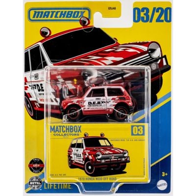 Masina metalica, Matchbox, Honda N600 Off Road 1970, 1:64, JCL34