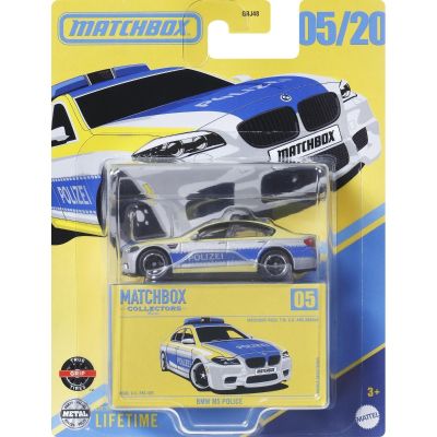 Masina metalica, Matchbox, 1:64, BMW M5 Police, JCL36