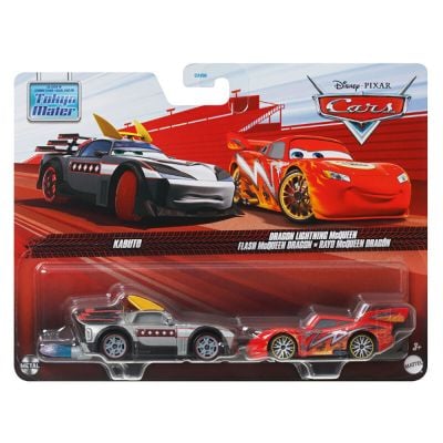 Set masinute Disney Cars 3, Kabuto si Dragon Fulger McQueen, JDH45