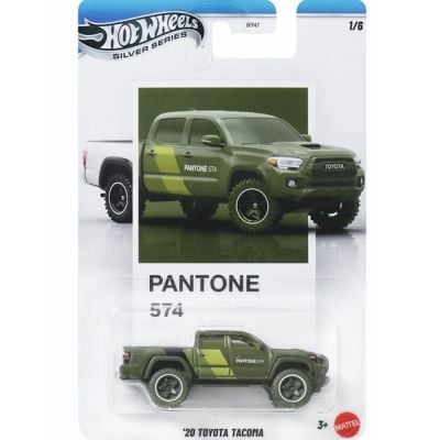 Masina metalica, Hot Wheels, Silver Series, Pantone 574, ’20 Toyota Tacoma, JKY57
