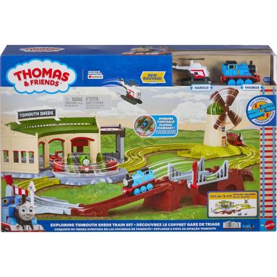 Set de joaca cu locomotiva Thomas and Friends, Explorarea magaziile din Tidmouth, JLL36