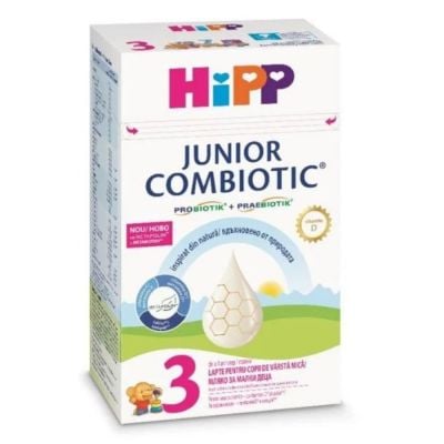 H134039_001w Lapte praf de crestere Junior Combiotic Hipp 3, 500 g, 1 an+