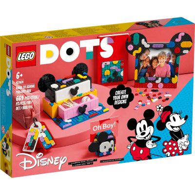 LG41964_001w 5702017156361 Lego® Dots - Caseta Mickey Mouse si Minnie Mouse pentru proiecte scolare (41964)