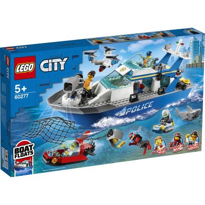 LG60277_001w 5702016912111 LEGO® City - Nava de patrulare a politiei (60277)