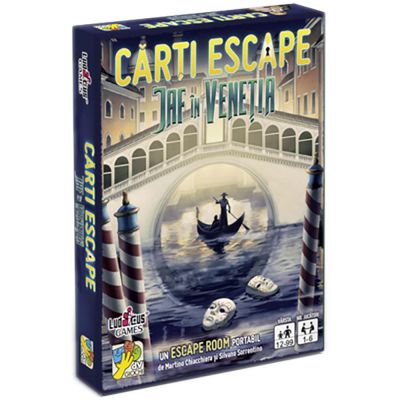 LUD2893_001w Joc de societate dv Giochi, Carti Escape Ed. II, Jaf in Venetia