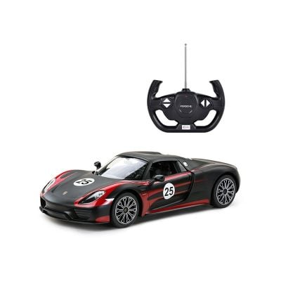 70710_2017_002 5949033908912 Masina cu telecomanda Rastar Porsche 918 Spyder Performance 1:14, Negru