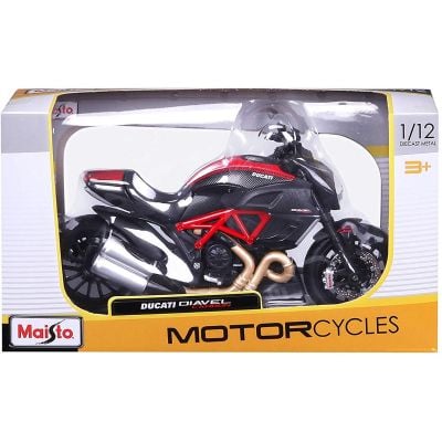 Motocicleta Maisto, Ducati Diavel Carbon, 112