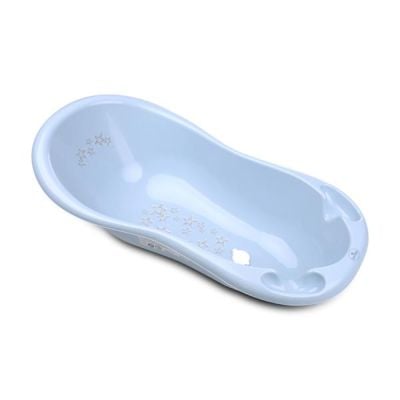 N00001013_001 3800166110134 Cadita bebe cu dop de scurgere si baza antialunecare, Lorelli Little Stars, 100 x 51 x 31 cm, Blue