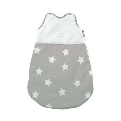 N00001496_001 3800166114965 Sac de dormit de vara, Lorelli, 0-6 luni, Stars Grey