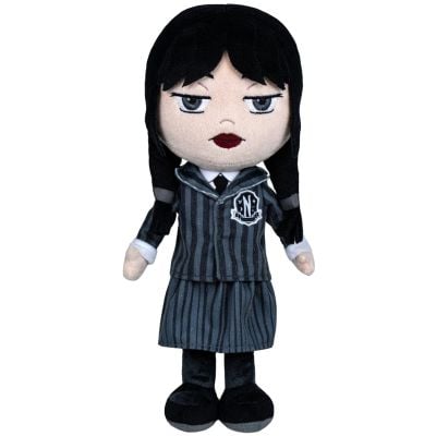 Jucarie de plus Play by Play, Wednesday cu uniforma, 32 cm