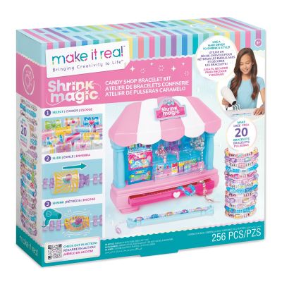 N00001758_001w 695929017583 Set de creare 20 bratari, Make It Real, Candy Shop Bracelet, 256 piese