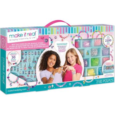 N00001803_001w 695929018030 Set de creat bratari, Make It Real, Best Day Ever, Deluxe Jewelry Studio, 2183 piese
