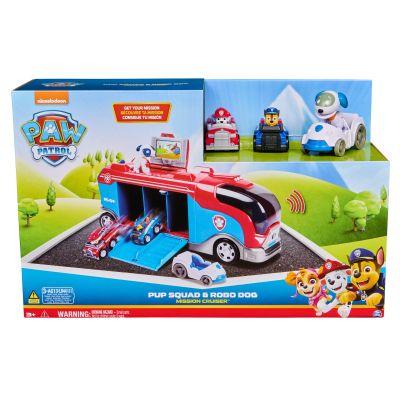 Set de joaca autocar cu figurine, Paw Patrol, Mission Cruiser, 6070313