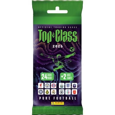 Set 24 cartonase si 2 Holo Giants , Panini, FIFA Top Class 2025, Fat Pack