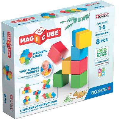 N00002468_001w 871772002468 Joc de constructie Geomag, Magnetic Magic Cube, 8 piese