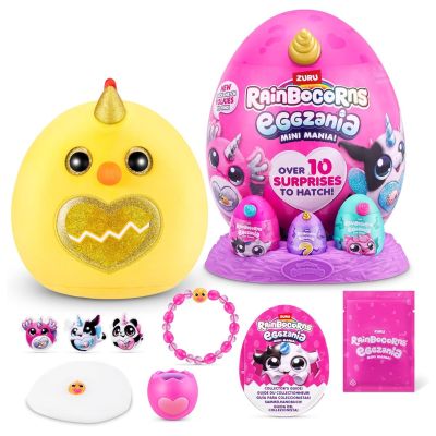 N00002960_001w 4894680029606 Jucarie de plus surpriza, Rainbocorns, Eggzania Mini Mania