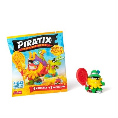 N00003009_001w 8431618030097 Figurina surpriza cu accesoriu, Piratix, Golden Treasure