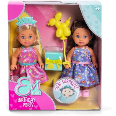 Set 2 papusi si accesorii, Evi Love, Birthday Party