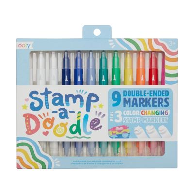N00003674_001 810078036746 Carioci duble cu stampile Ooly stamp-a-doodle, 12 buc