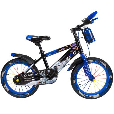 N00004153_001 6422324041530 Bicicleta copii 5-7 ani, cu roti ajutatoare, Action One Genesis, 16 inch, Albastru