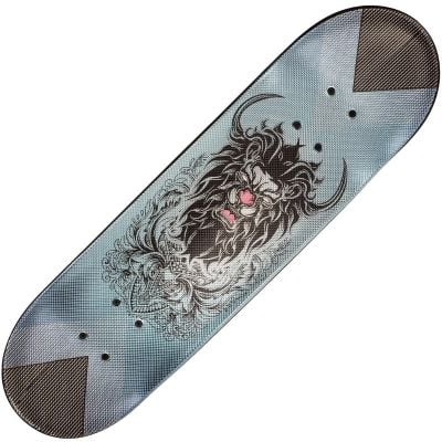 N00004160_001 6422324041608 Skateboard Action One, dublu print, aluminiu, 70 x 20 cm, Multicolor, The King